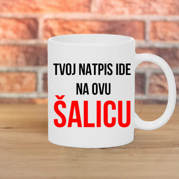 Personalizirana šalica – Tvoj natpis